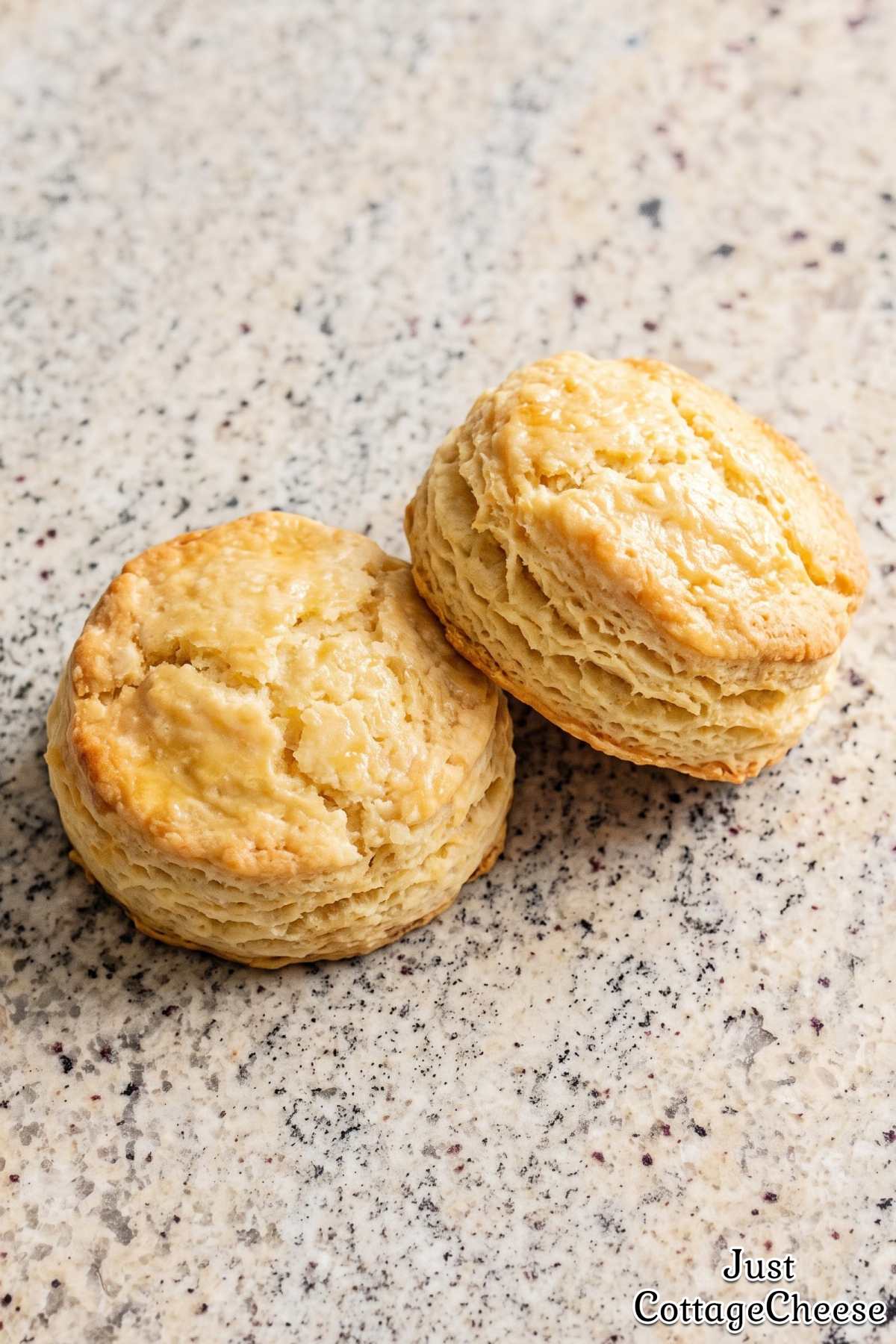 Tender cottage cheese biscuits, gluten free
