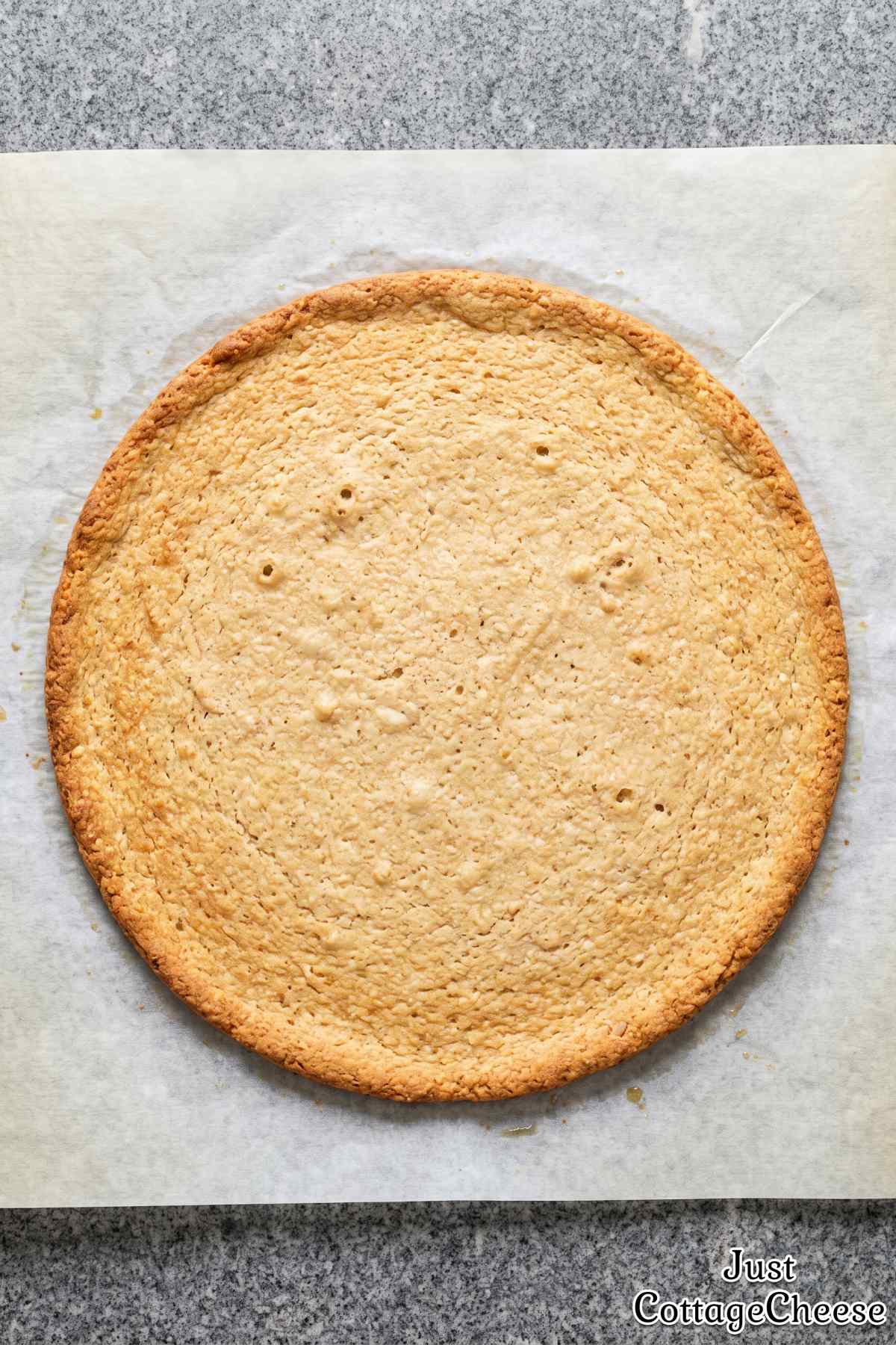 Simple gluten free cottage cheese crust