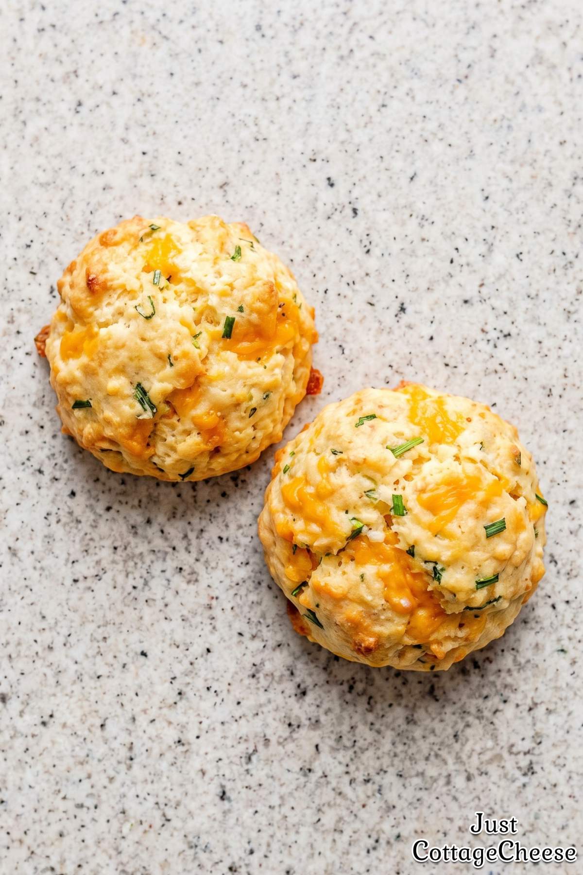 Savory keto cheddar and chive biscuits