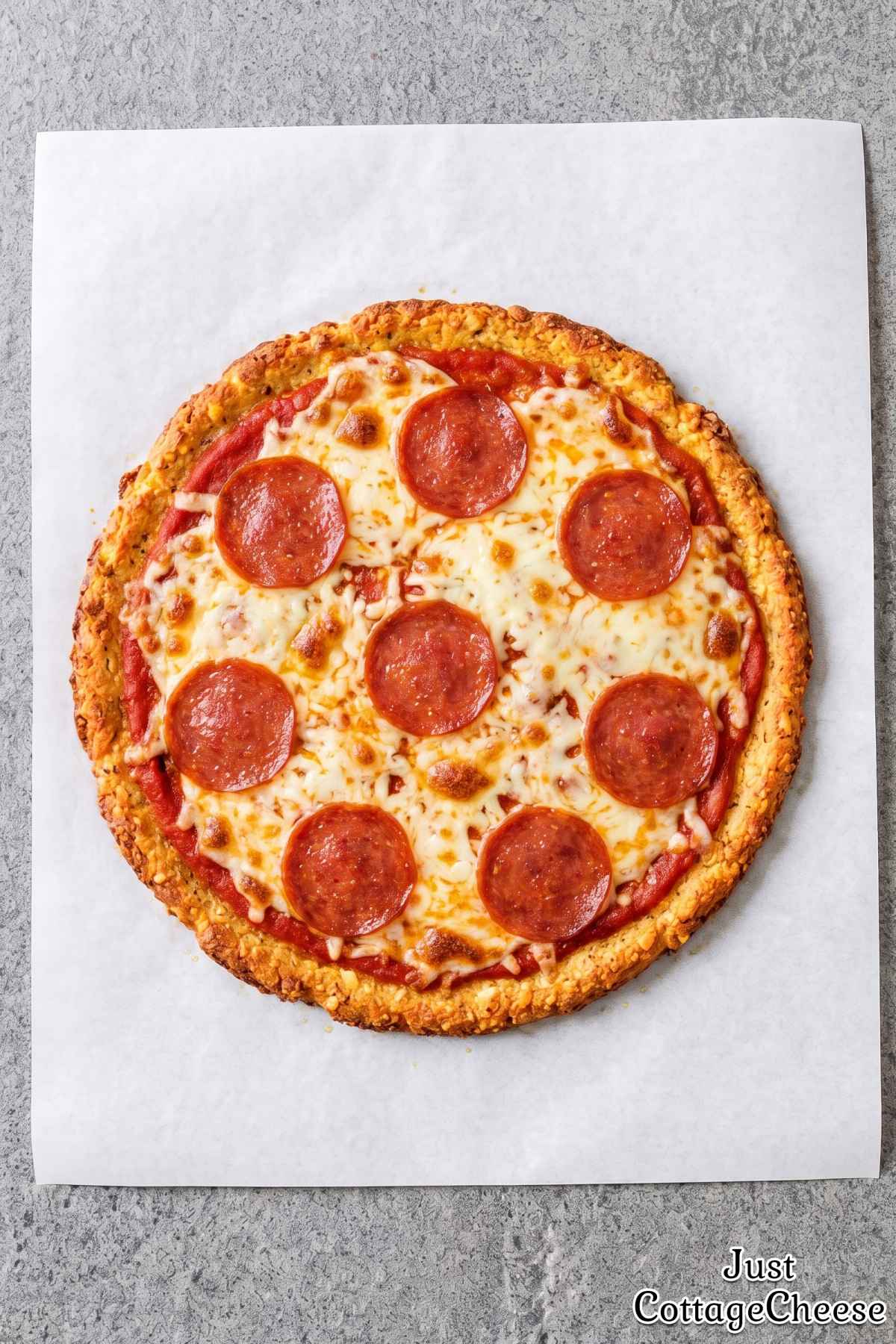 Tasty high protein pizza crust