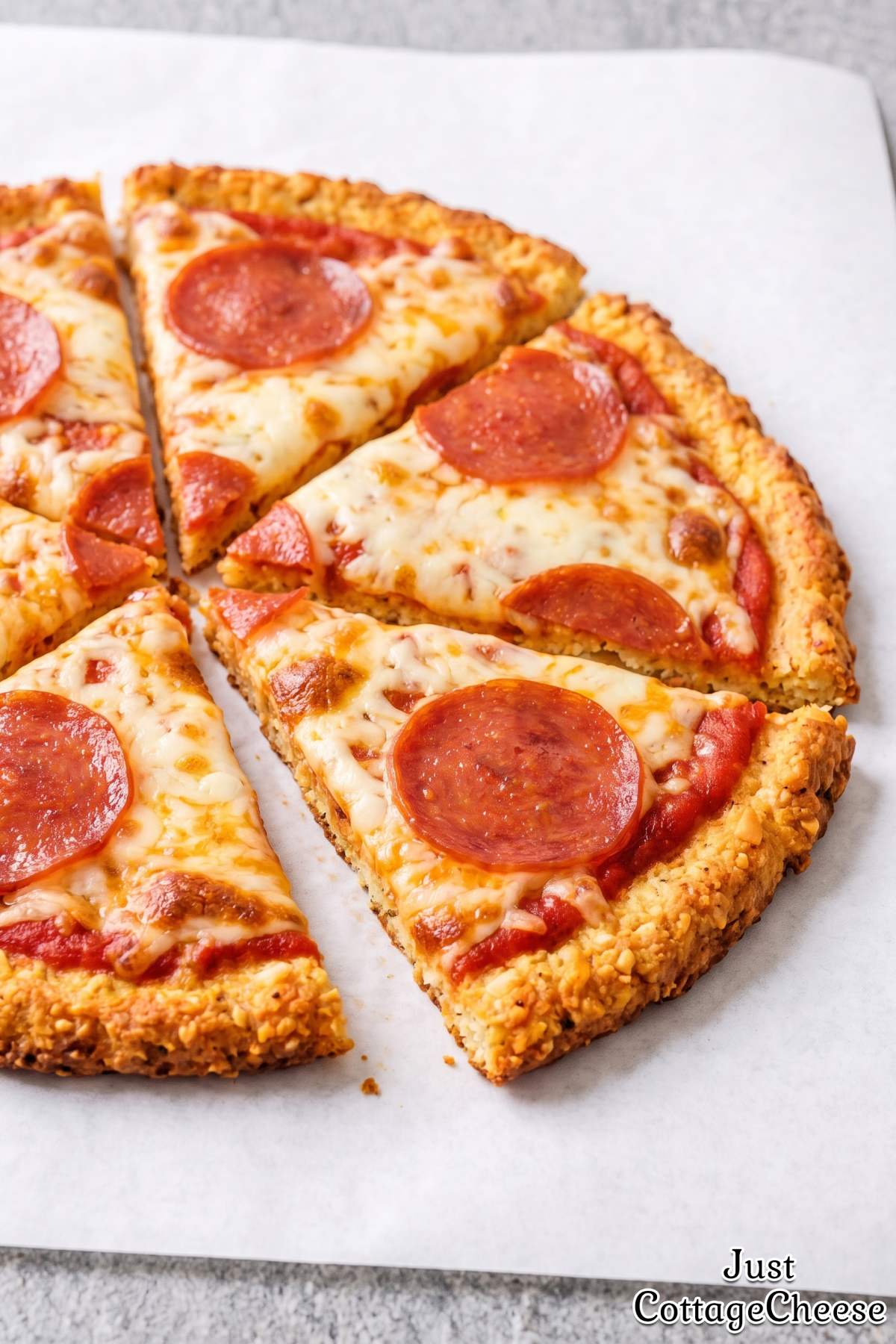 Low carb cottage cheese pizza crust