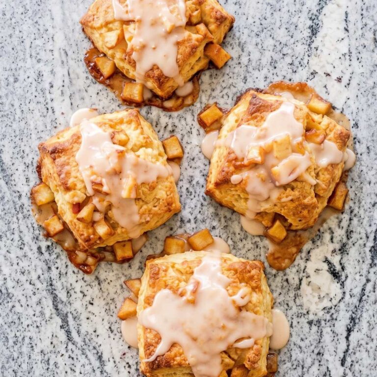 Cottage Cheese Apple Fritter Biscuits