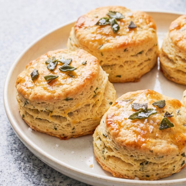 Cottage Cheese Brown Butter Sage Biscuits