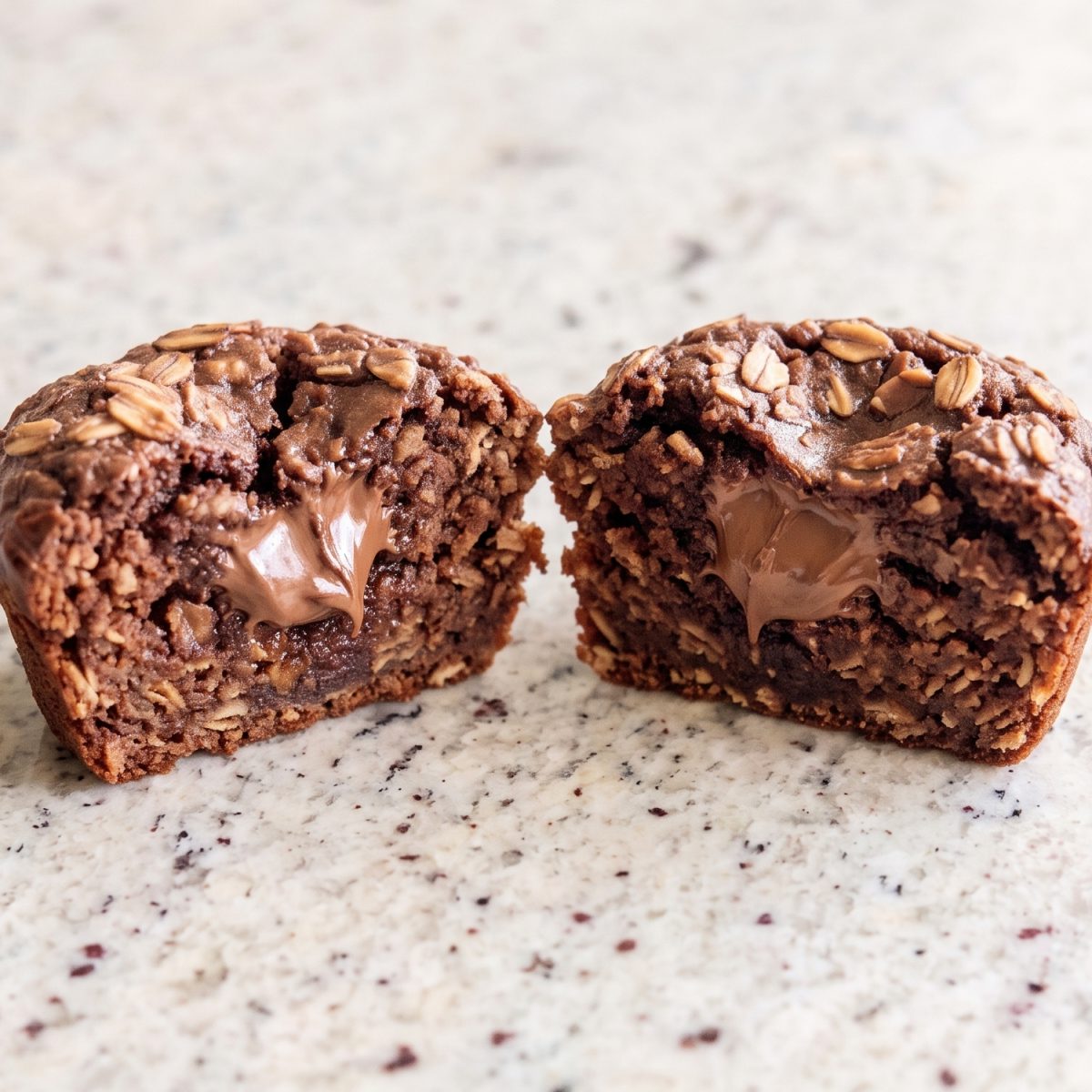 Cottage Cheese Chocolate Hazelnut Oat Cups