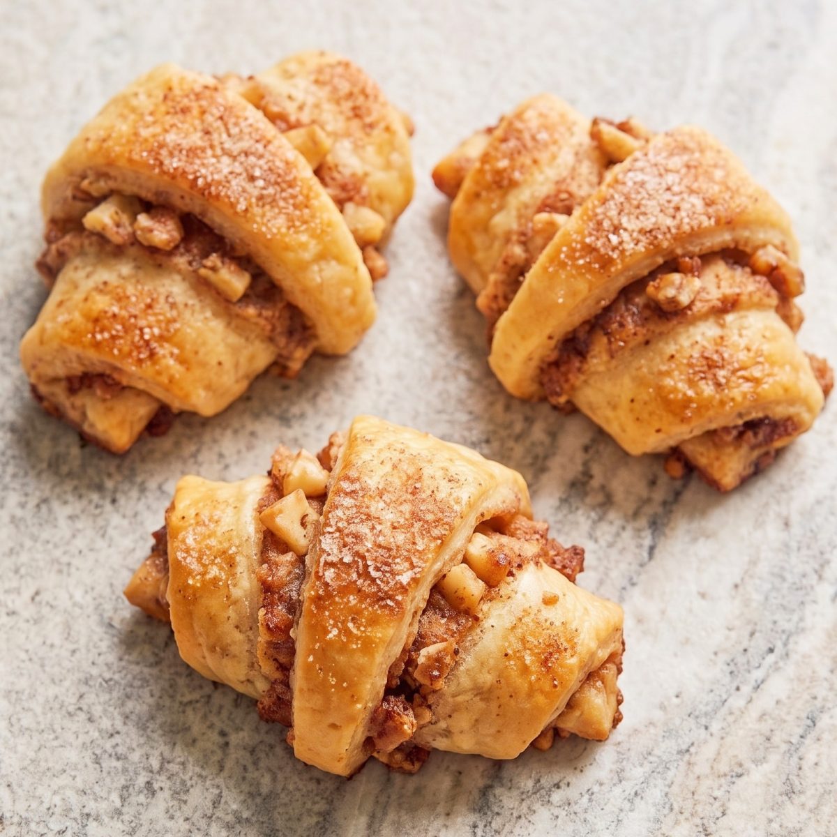 Cottage Cheese Cinnamon Walnut Rugelach