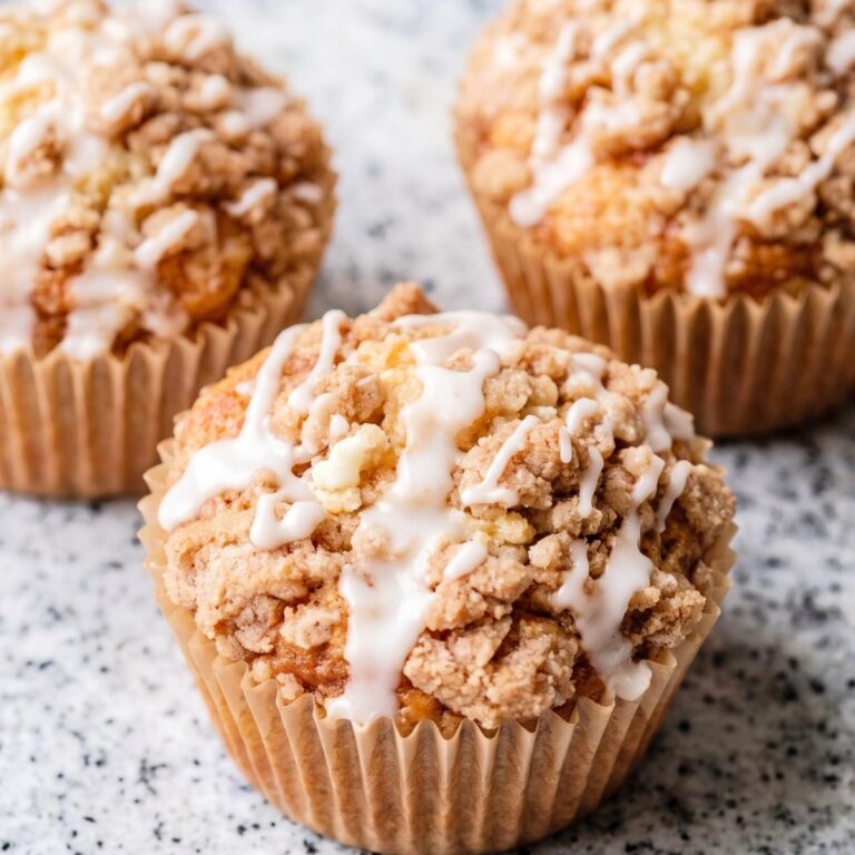 Cottage Cheese Coffee Cake Muffins