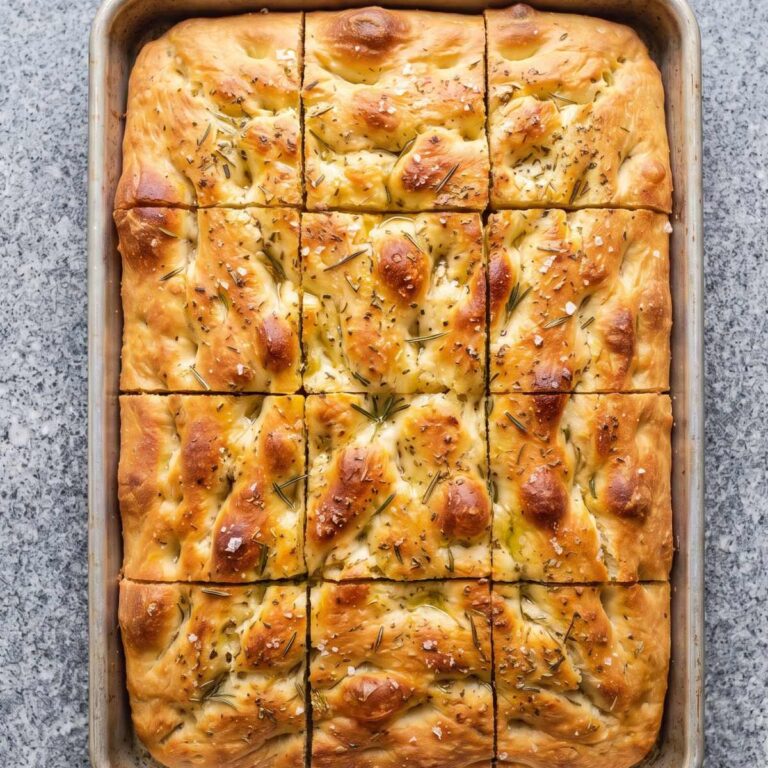 Cottage Cheese Herb Focaccia