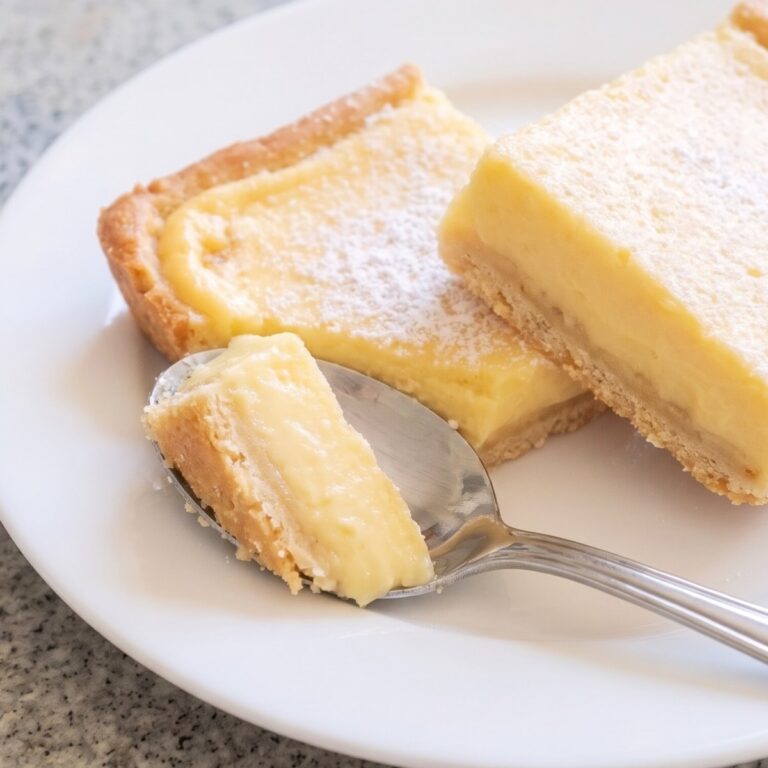 Cottage Cheese Lemon Custard Bars