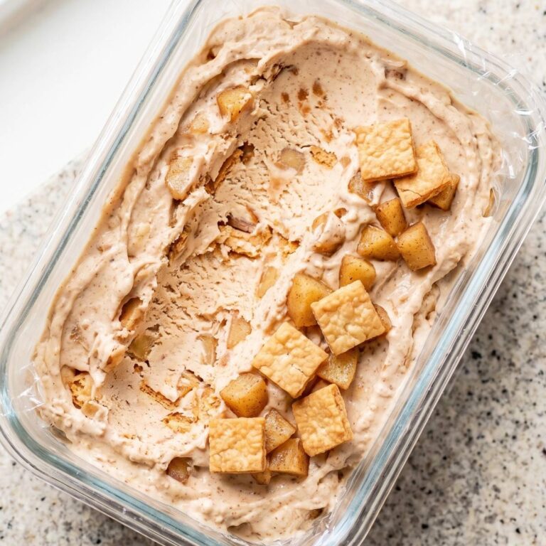 Cottage Cheese Protein Apple Pie Ice Cream