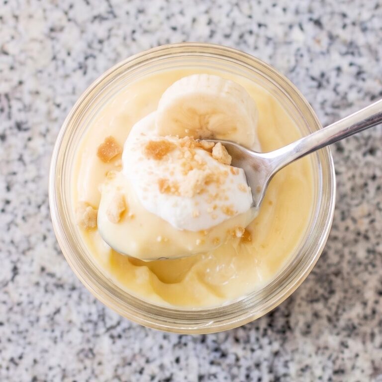 Cottage Cheese Protein Banana Pudding Cups