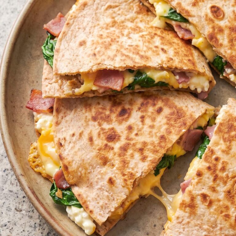 Cottage Cheese Protein Breakfast Quesadillas