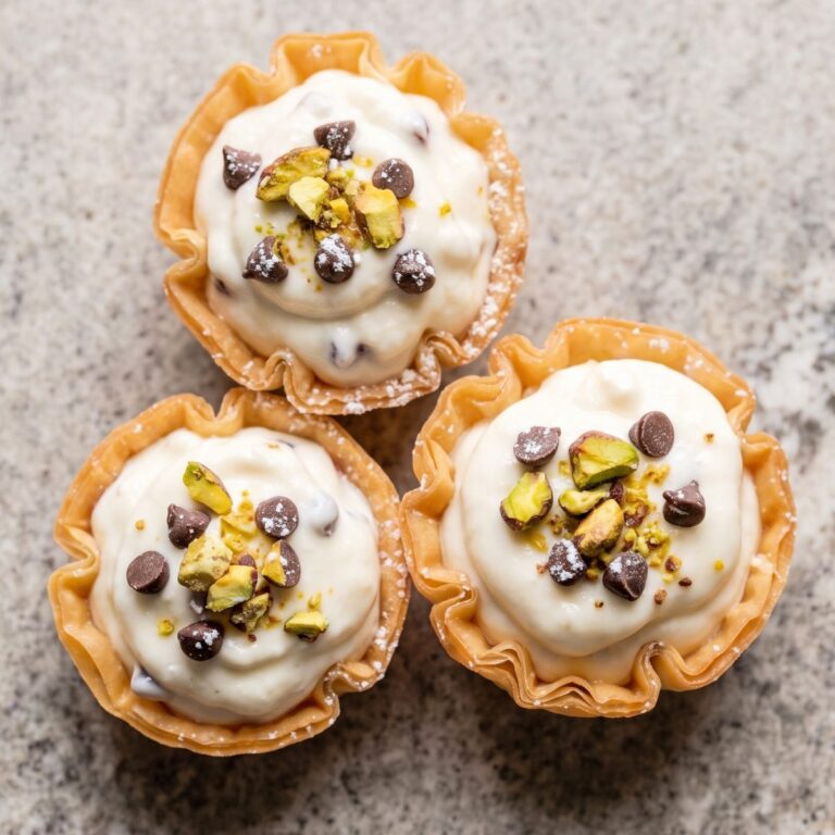 Cottage Cheese Protein Cannoli Cups