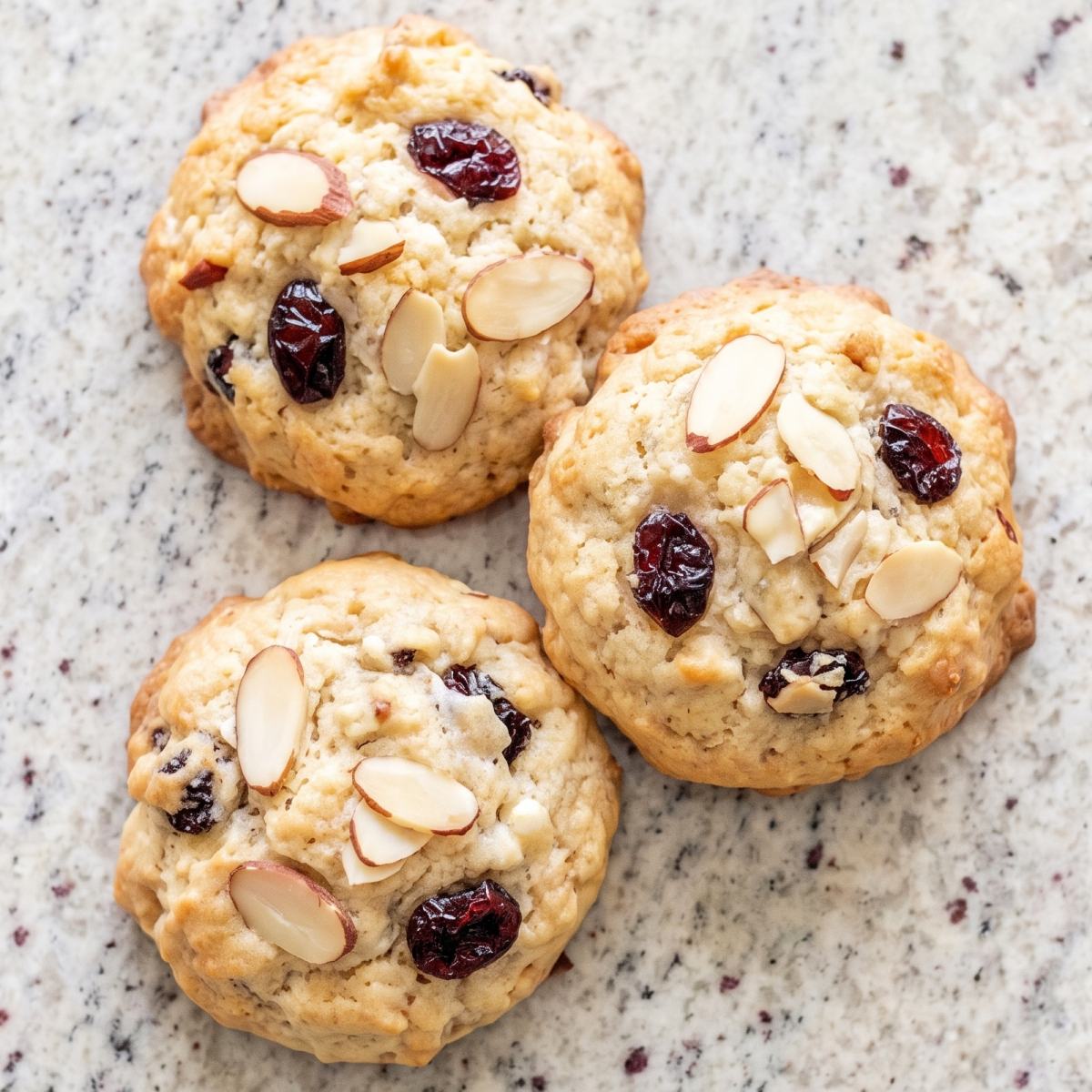 Cottage Cheese Protein Cherry Almond Cookies