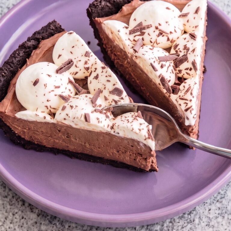 Cottage Cheese Protein Chocolate Cream Pie