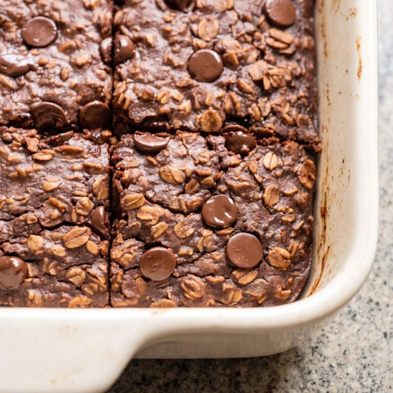 Cottage Cheese Protein Chocolate Peanut Butter Baked Oats
