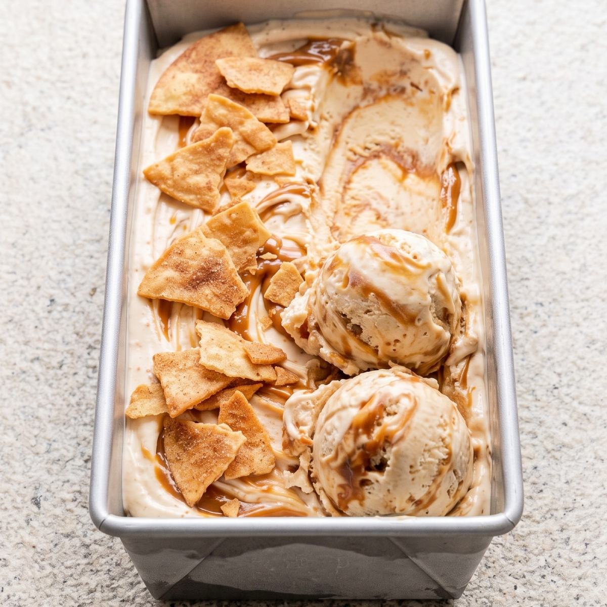 Cottage Cheese Protein Churro Ice Cream