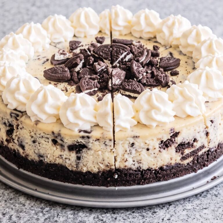 Cottage Cheese Protein Cookies & Cream Cheesecake
