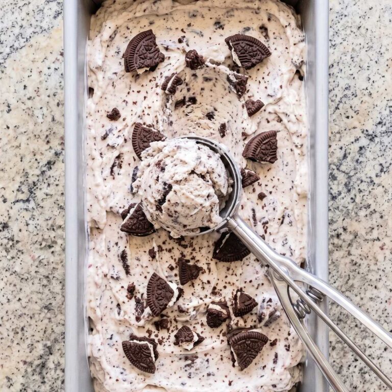 Cottage Cheese Protein Cookies & Cream Ice Cream