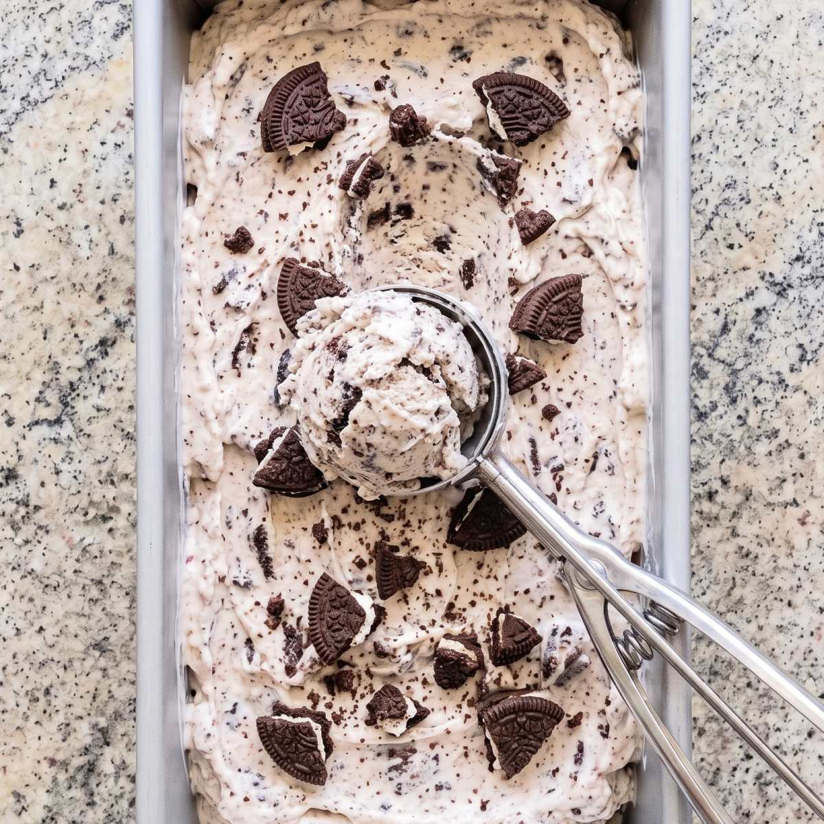 Cottage Cheese Protein Cookies & Cream Ice Cream