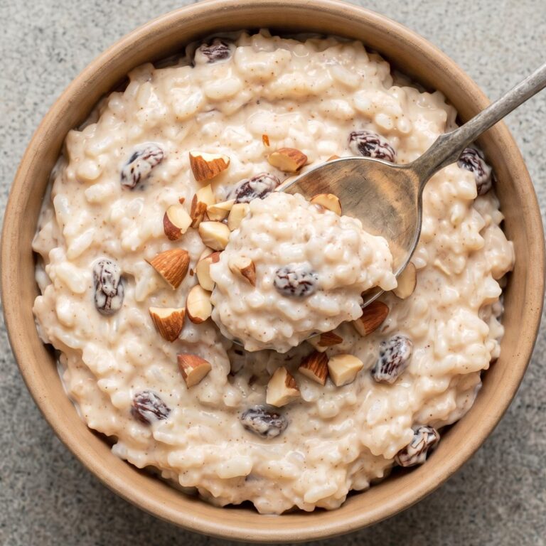 Cottage Cheese Protein Creamy Rice Pudding