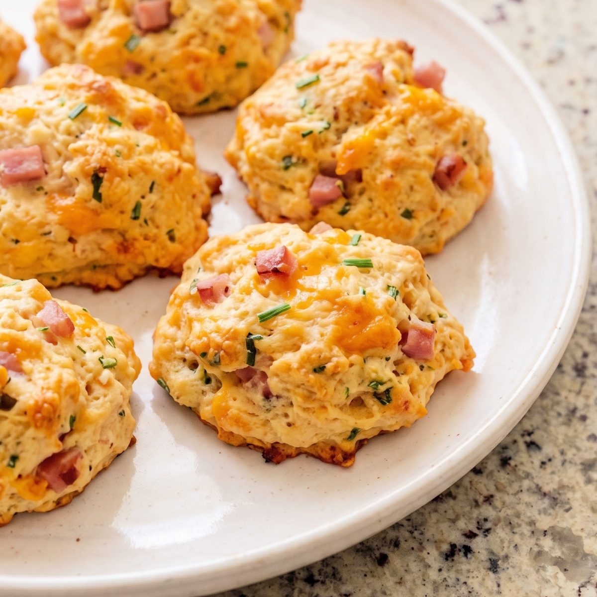Cottage Cheese Protein Ham & Cheese Biscuits