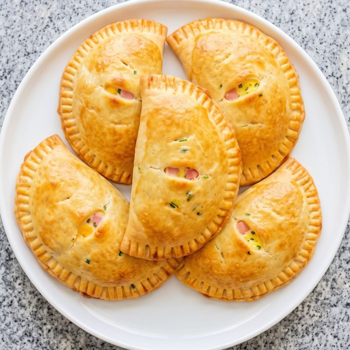 Cottage Cheese Protein Ham & Cheese Breakfast Pockets