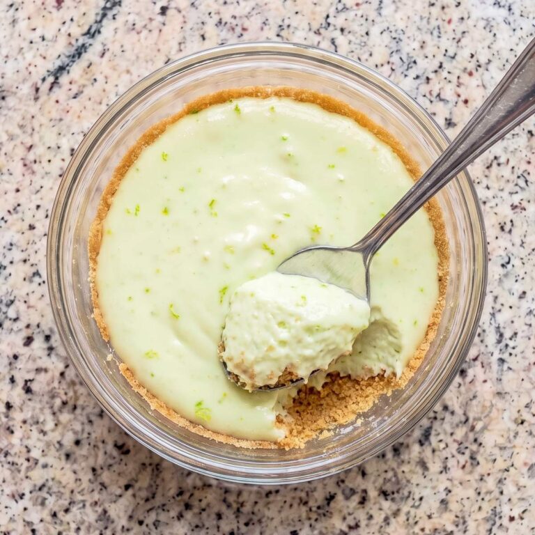 Cottage Cheese Protein Key Lime Pie Cups