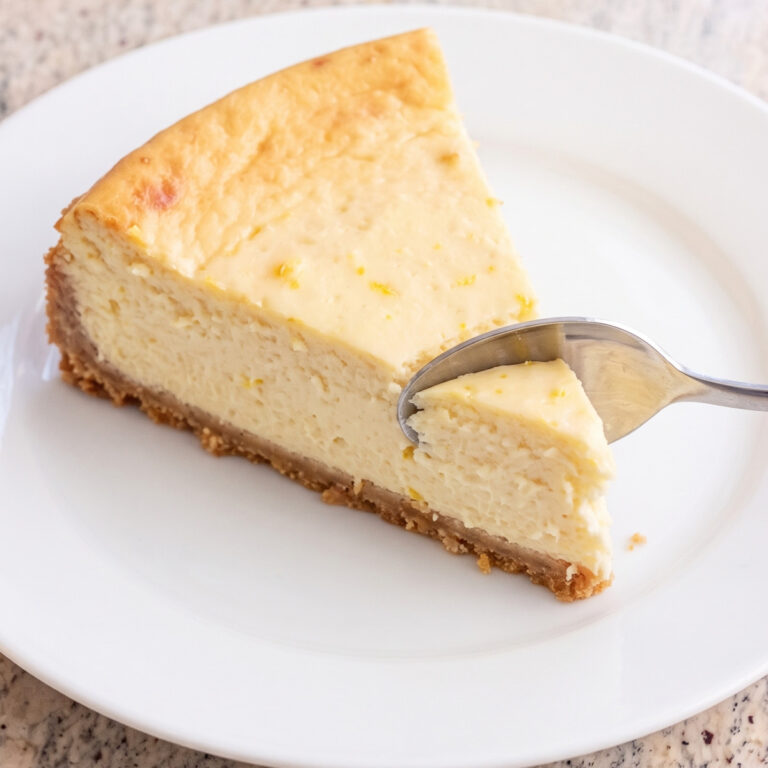 Cottage Cheese Protein Lemon Cheesecake