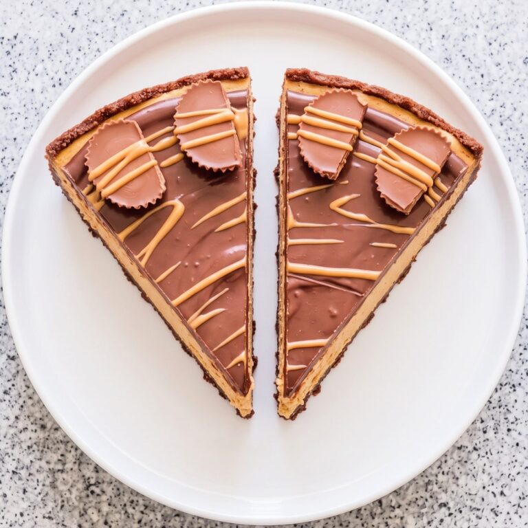 Cottage Cheese Protein Peanut Butter Cup Cheesecake