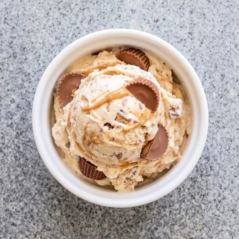 Cottage Cheese Protein Peanut Butter Cup Ice Cream