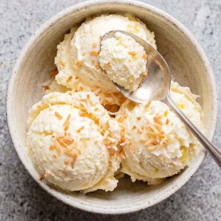 Cottage Cheese Protein Pina Colada Ice Cream