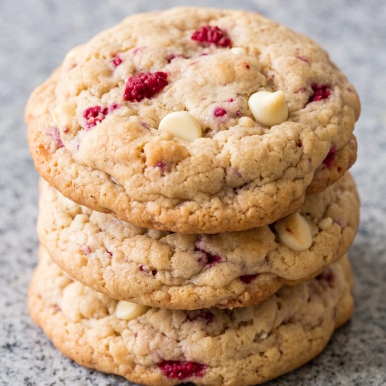 Cottage Cheese Protein Raspberry Cookies