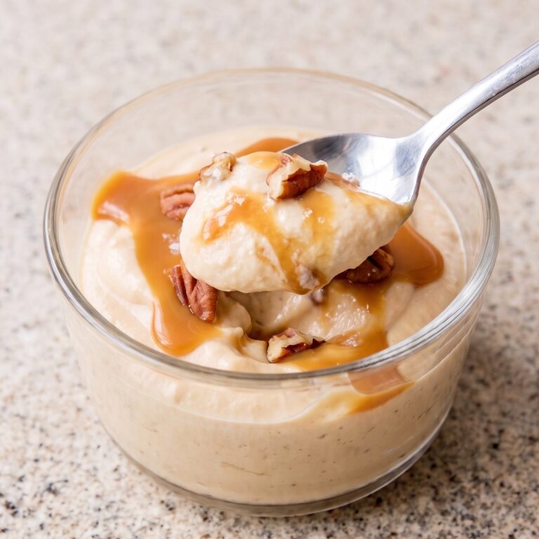 Cottage Cheese Protein Salted Caramel Pudding