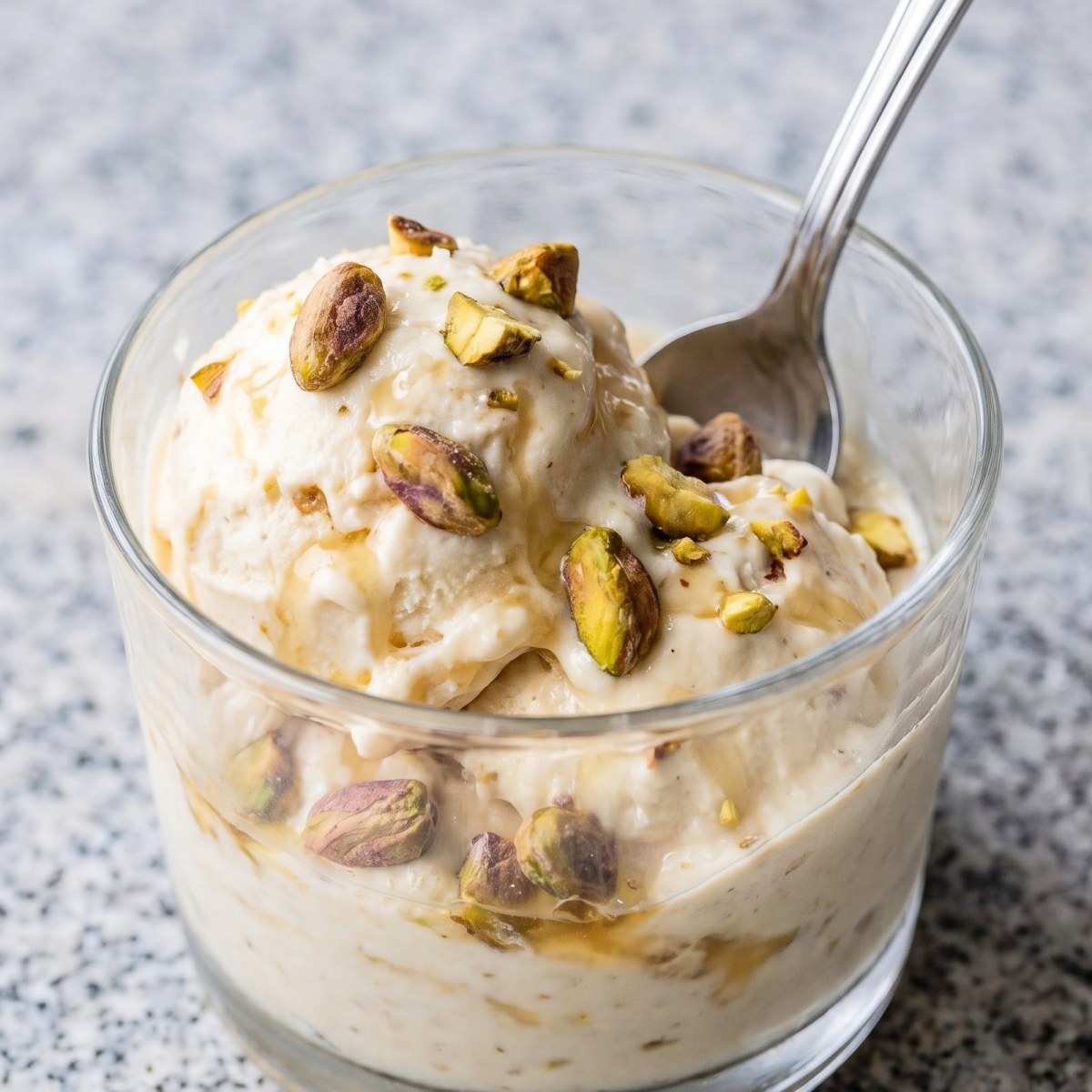 Cottage Cheese Protein Salted Honey Pistachio Ice Cream