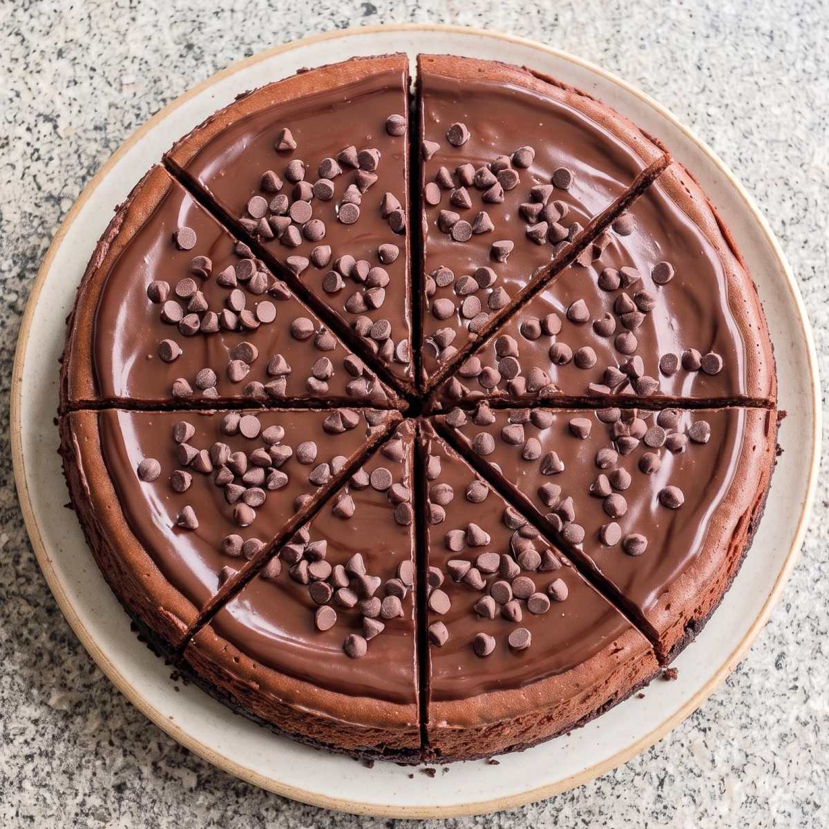 Cottage Cheese Protein Triple Chocolate Cheesecake
