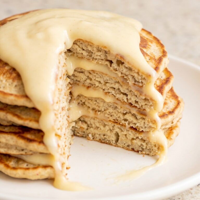 Cottage Cheese Protein Vanilla Custard Pancakes