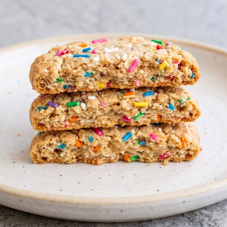 Cottage Cheese Protein Vanilla Sprinkle Cookies