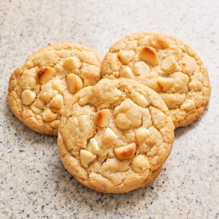Cottage Cheese Protein White Chocolate Macadamia Cookies