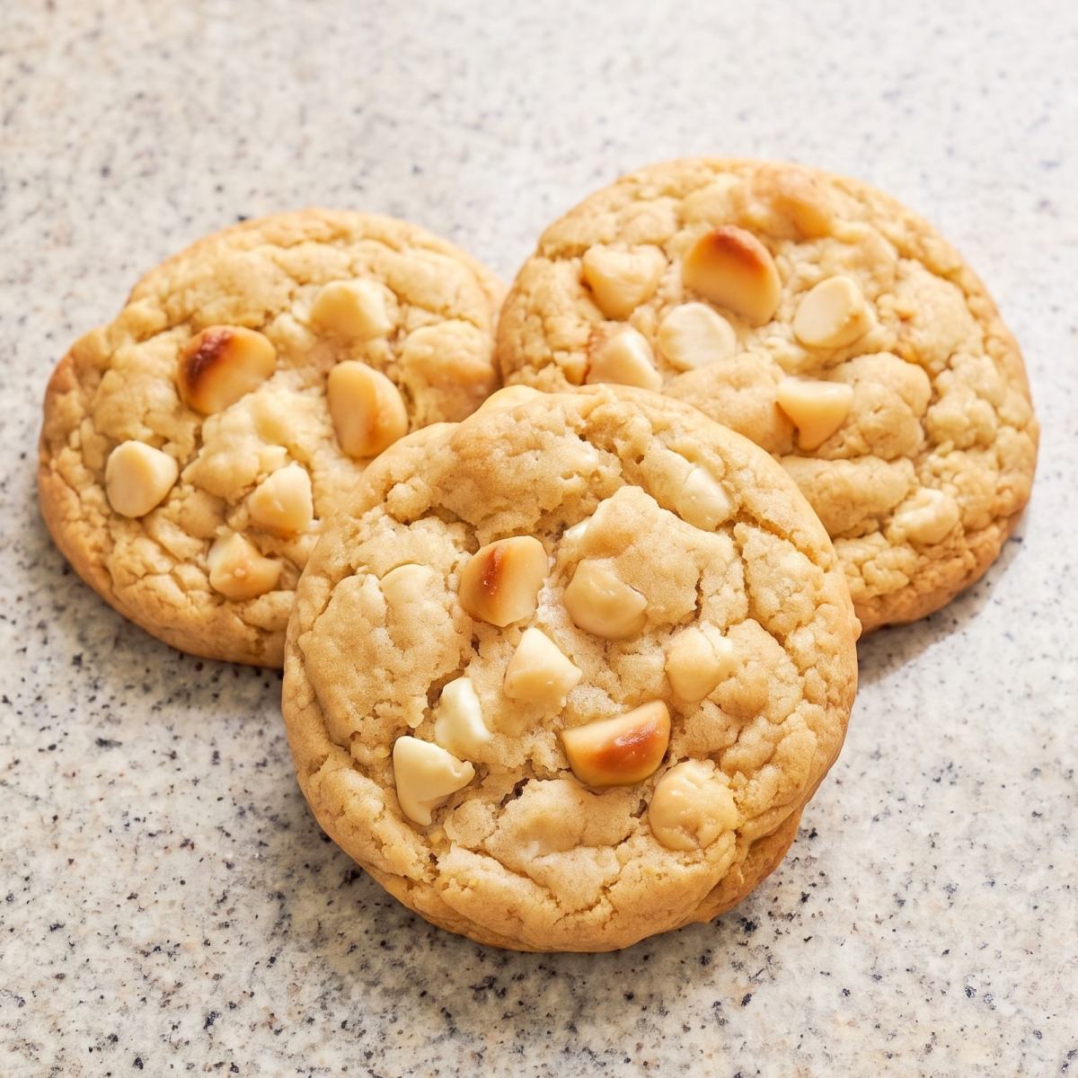 Cottage Cheese Protein White Chocolate Macadamia Cookies