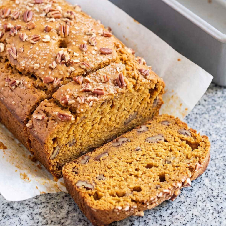 Cottage Cheese Pumpkin Spice Bread