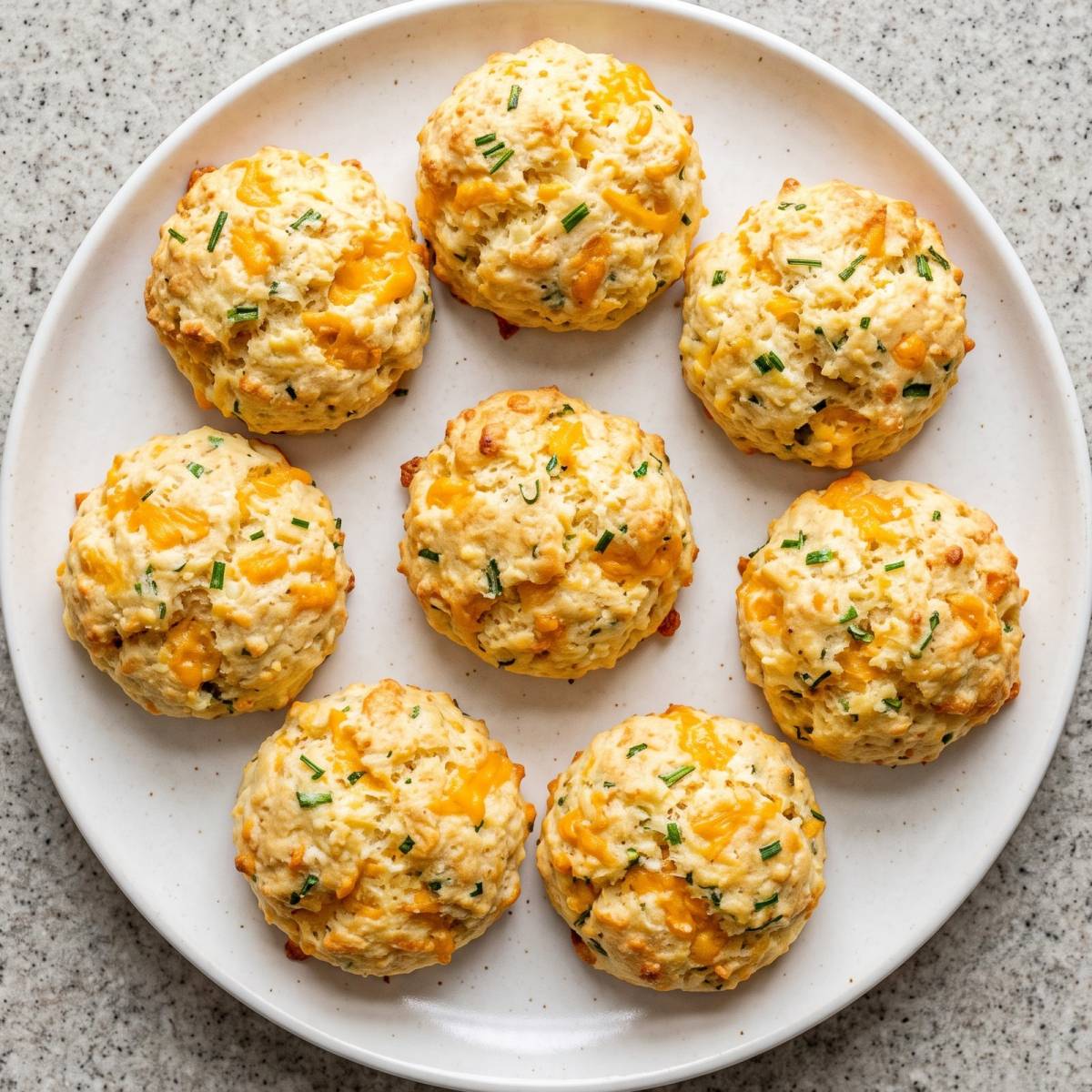 Keto Cottage Cheese Cheddar Chive Biscuits
